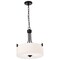 Nuvo Liam, 3 Light Pendant, Matte Black, White Opal Glass 60/8214 - alternate 4