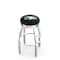 Holland Bar Stool Co 30" Chrome North Dakota Swivel Bar Stool, Accent Ring L8C3C30NorDak - alternate 1