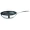 Mepra Glamour Diamond Non-Stick Frying Pan w/2 Handles and Lid 9.45" - 1 Piece - Stainless Steel 30217924 - alternate 1