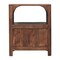 Homeroots 22" Brown Solid Wood Two Drawer Nightstand 701739 - alternate 3