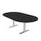Skutchi Designs 6 Person Conference Table With Power Unit | 7' Racetrack Table | Harmony Series HAR-RAC-48X84-T-U999ST19-NA - alternate 1