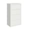 Hirsh 30 in W 4 Drawer Lateral File Cabinet, White, A4/Legal/Letter 23698 - alternate 1