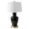 Jonathan Y Julian 29" Traditional Classic Ceramic Urn LED Table Lamp, Black JYL4026F - alternate 6