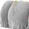 Homeroots 55" X 70" Sage And Gray Cotton Blend Woven Checkered Plush Throw Blanket with Fringe 633075 - alternate 4