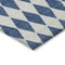 Homeroots 8' X 10' Navy Blue And Ivory Geometric Washable Indoor Outdoor Area Rug 577070 - alternate 4
