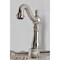 Kingston Brass Two-Handle Wall Mount Bridge Kitchen Faucet, Brushed Nickel KS2448PKL - alternate 4