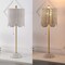 Jonathan Y Celerie 27.5" Coastal Bohemian Rattan/Iron Scalloped Buffet LED Table Lamp w/Pull Chain, White/B, 2PK JYL1138B-SET2 - alternate 4