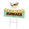 Signmission Ice Cream Sundaes Die Cut Yard & Stake plastic coroplast window, C-DC-1824-Ice Cream Sundaes C-DC-1824-DS-Ice Cream Sundaes19 - alternate 1