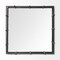 Homeroots Natural Finish Metal With Mirrored Glass Bottom And Railing Handle Tray 376036 - alternate 3