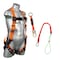 Malta Dynamics Safety Harness Fall Protection Kit, 3 Piece Bundle, Tongue Buckle Legs Full Body Harness L-XL B2002-C5010-C1006 - alternate 1