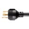 Hillsdale Terminal Fork Terminal, #6 Stud Size, 14 AWG, 600 V, Crimp Termination with Heat Shrink, 250 PK 40146 - alternate 3