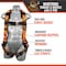 Malta Dynamics Warthog Full Body Harness w/ X-Pad, L/XL, 130-310 lb, Tongue Leg Straps B2002-X - alternate 6