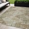 Homeroots 5' X 8' Fern Green And Beige Geometric Washable Indoor Outdoor Area Rug 632000 - alternate 1