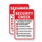 Signmission Security Check All Persons And Property Are Subject To , 18'' X 24'', Heavy Gauge Aluminum, 2PK A-1824-2PACK-2929 - alternate 1