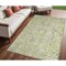 Homeroots 5' X 8' Artichoke Green Oriental Washable Non Skid Indoor Outdoor Area Rug 563740 - alternate 1
