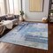 Homeroots 9' X 12' Blue Ivory And Gray Abstract Washable Indoor Outdoor Area Rug 602918 - alternate 6