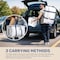 Simple Deluxe Extra Large Moving Bags with Lids, Reinforced Handles and Zippers, White, 6PK HKBAGXMOVING25WHTX6 - alternate 5