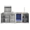 Koolmore 90 in. Outdoor Kitchen Suite with White Stone Counter, Sides and  Doors, 4-Burner Low-Profile Grill KM-OKI-5595 - alternate 9