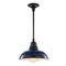Jonathan Y Jasper 12.25" 1-Light Farmhouse Industrial Indoor/Outdoor Iron LED Pendant, Navy JYL7611C - alternate 8
