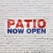 Signmission Patio Now Open, 36 Inch x 96 Inch, Vinyl Banner B-96-30780 - alternate 4