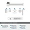 Amerock Monument Chrome Contemporary Single Post Toilet Paper Holder BH3608126 - alternate 5