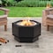 Sunjoy 28 in. Lawrence V.1B Hexagonal Low Smoke Firepit A301050511 - alternate 4