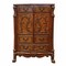 Homeroots 43" Brown Solid Wood Five Drawer Standard Chest 347001 - alternate 1