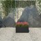 Leisuremod Basalt Tall Square Fiberstone & MgO Clay Planter, Weather-Resistant, Fully Assembled BP9BL - alternate 2