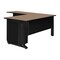 Regency Fusion Desk W/ Double Pedestal Drawer Unit, 72 in W X Wood, Metal, Noble Oak MLD723048NO - alternate 4