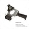 3M Handheld Tape Dispenser, 2 in Max. Tape Width, 3 in Tape Core Dia., Pistol, Metal, Plastic, Black HB903 - alternate 5