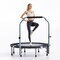 Simple Deluxe 40in/48in Mini Trampoline Fitness Rebounder, 330LBS Foldable Exercise Trampoline with Adjustable Ha 3A88SOTRPLINEFITBLU40 - alternate 1