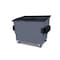 Toter Front Load Container, 4 Cubic Yard 2000 lbs. Cap., Dark Cool Gray FR040-00125 - alternate 4