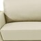 Homeroots 90" Beige Italian Leather Solid Wood Sofa 720455 - alternate 3