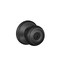Schlage Georgian Matte Black Entry Knobs 1 3/4 in. F51AGEO622 - alternate 1