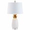 Jonathan Y Pineapple 23" Ceramic LED Table Lamp, White/Gold JYL4019C - alternate 1