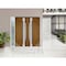 Vdomdoors Steel Double Doors Deux 1713 Natural Oak White Sidelight Exterior Window Stainless Inserts Double M DEUX1713DEXD-OAKW-RH-W72+16 x H80 - alternate 4