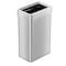 Hls Commercial 18 gal Rectangular Trash Can, Silver, Open Top, Stainless Steel, 10.24 in HLS18UOT - alternate 1