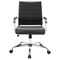 Leisuremod Benmar Leather Office Chair, Black BO19BLL - alternate 4