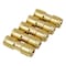 Mytee Products DOT Union Connector Brass Push-Lock Air Brake Fitting 3/8 in Tube OD, (Set of 10pcs), 2PK MP-ABF-UNION38x2 - alternate 3