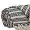 Homeroots Black and Beige Striped Woven Handloom Throw Blanket 476219 - alternate 4