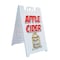 Signmission Apple Cider, A-Frame & 2 Decals Installed, Heavy-Duty Plastic Frame SBHD-D-2436-Apple Cider - alternate 1