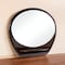 Homeroots 39" Brown Oval Wood Framed Mounted Dresser Mirror 366210 - alternate 2