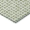 Homeroots 9' X 12' Artichoke Green And Ivory Geometric Washable Indoor Outdoor Area Rug 583268 - alternate 6