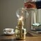Kings County Tools Oil Lamp 14.5 in Tall Nautical Lamp with Captain’s Shade, Brass Body & Glass Bulb Decorative Lantern GW78A05-25 - alternate 5