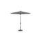 Treasure Garden 9 ft Patio Umbella, aluminum, fiberglass ribs, outdoor, Kinzie Coal Stripe UM840-09 6668 Kinzie Coal Stripe - alternate 1