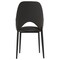 Leisuremod Amalfi Collection Fabric Modern Dining Chair in Charcoal AC48CH - alternate 7