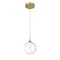 Euf Iissa, Pendant, 6", Gold, Clear Glass 50251-018 - alternate 4