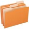Pendaflex FOLDER, LGL, 1/3, SGL, 11PT, ORA, 100PK 15313ORA - alternate 1