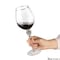 Dinewares Set of 2 Silver-Rimmed Red Wine Glasses with Diamond Rhinestone Accent - 18 oz, 10 Inches Tall - QI004758.SI.2 - alternate 6
