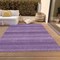 Homeroots 10' X 14' Lavender And Purple Striped Washable Indoor Outdoor Area Rug 610605 - alternate 5